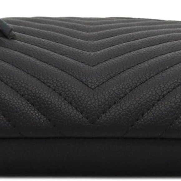 Chevron Quilted Medium Crossbody Bag with Tassel Accent - Picture 4 of 7